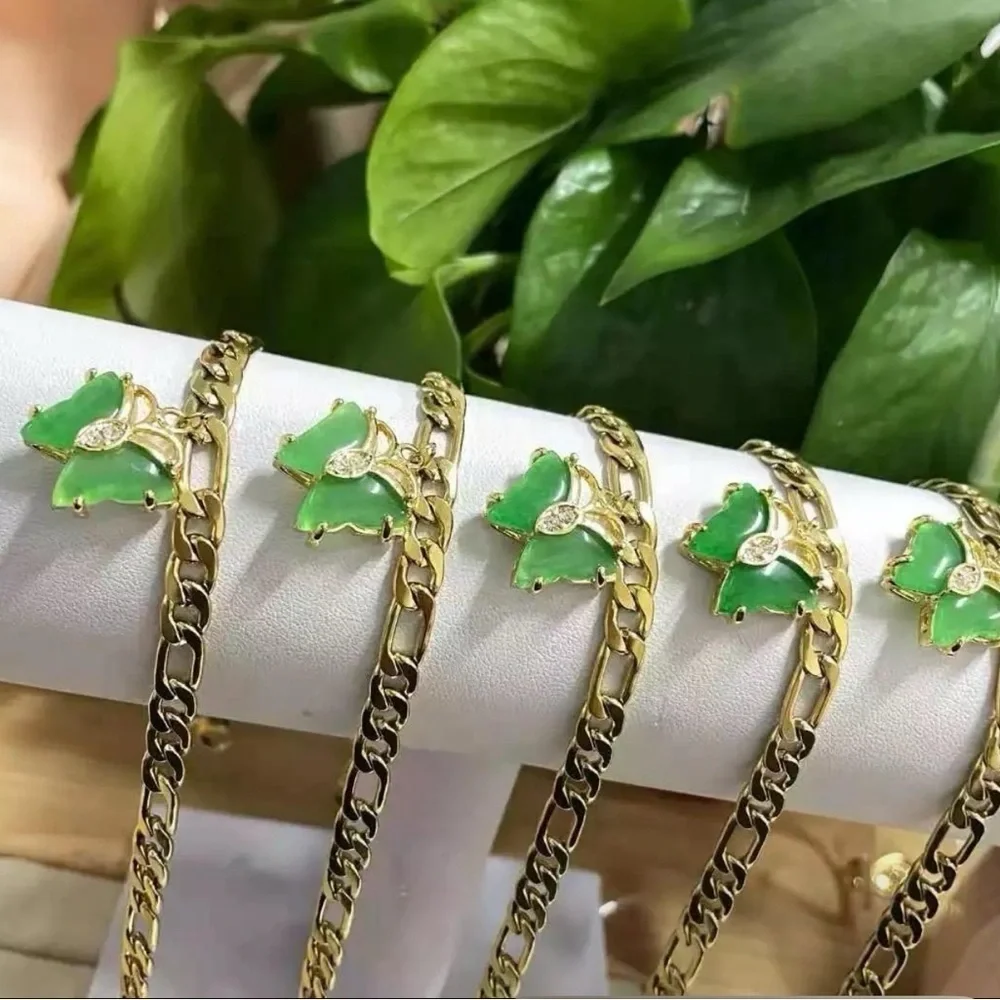 Butterfly anklet